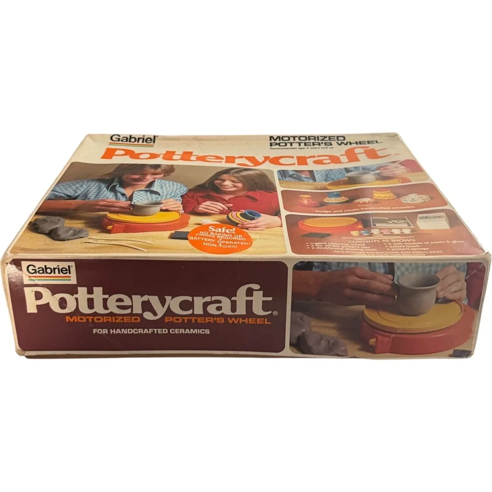 Gabriel‎ Potterycraft Motorized Potter's Wheel Vintage 38806 Tested Working 1977